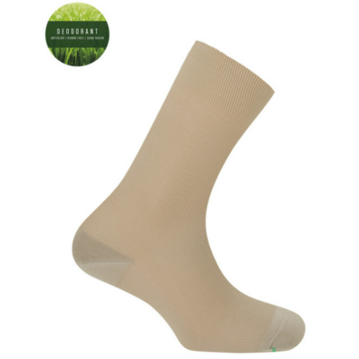 Calcetín hombre tentesolo algodón Punto Blanco Beige