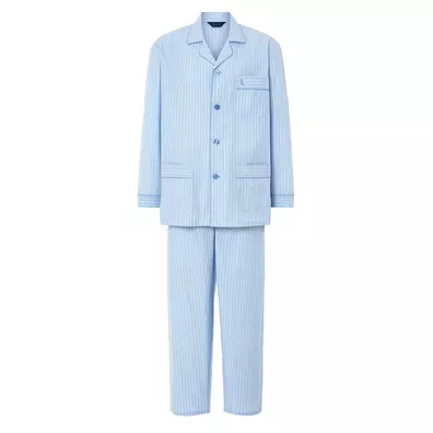 Pijama hombre tela algodón listado EL Búho NOCTURNO Verde