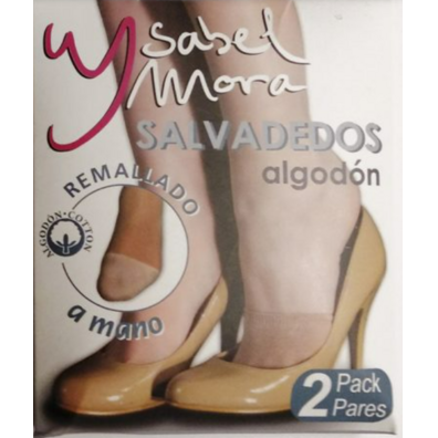 Punteras algodón dos pares Ysabel Mora Piel