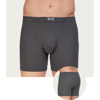 Boxer hombre algodón cerrado cuadros SET Verde