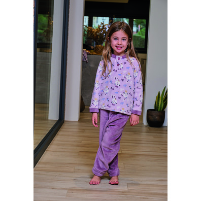 Pijama niña coralina conejito Mushler Rosa