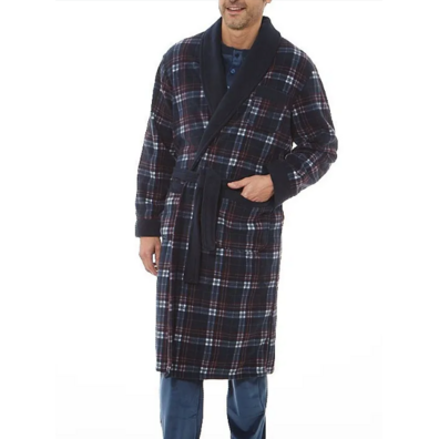 Bata hombre cuadros FINDEL Marino