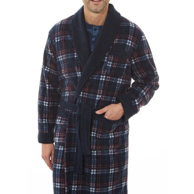 Bata hombre cuadros FINDEL Marino