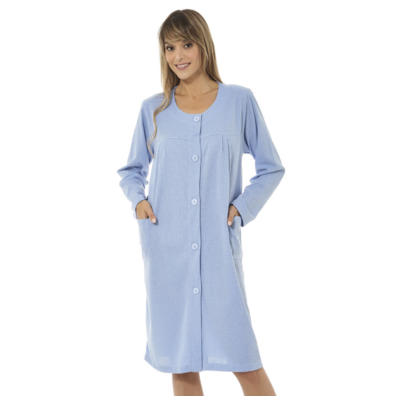 Bata mujer verano botones FINDEL Azul