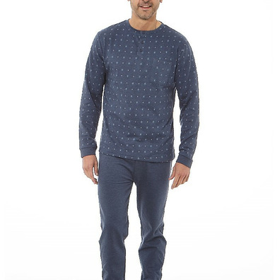 Pijama hombre tapeta FINDEL Marino