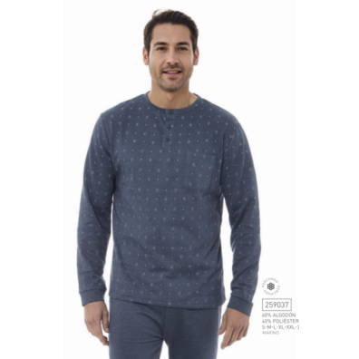 Pijama hombre tapeta FINDEL Marino
