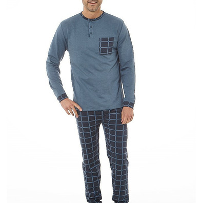 Pijama hombre tapeta FINDEL Azul