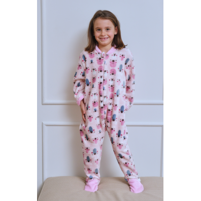 Pelele manta niña ositos Mushler Rosa