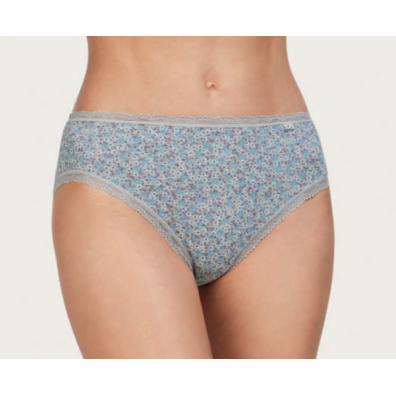 Braga mujer algodón estampada  AVET Azul