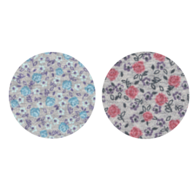 Braga mujer algodón estampada  AVET Azul