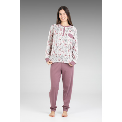 Pijama mujer invierno PETTRUS Morado