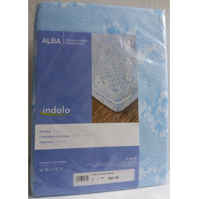 Funda colchón elástica estampado floral ALBA