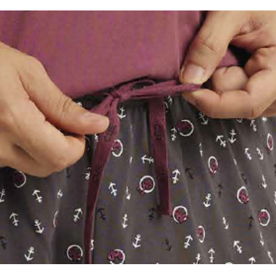 Pijama hombre corto algodón popeye PIJAMAS CUE Granate