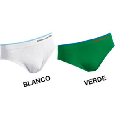 Slip niño algodón liso Pierre Cardin Surtido