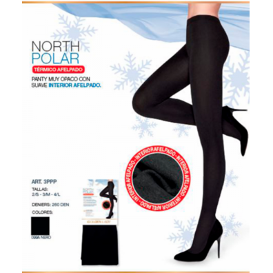Media panty polar GOLDEN LADY Negro