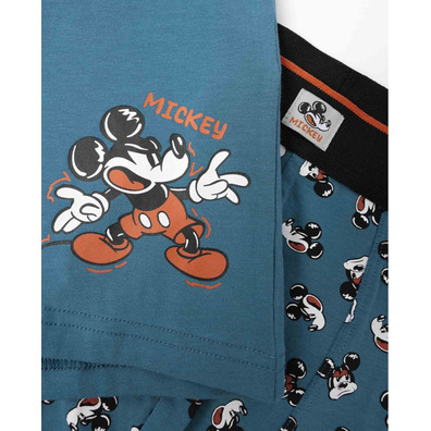 Boxer hombre pack Mickey Mouse Aznar Innova Azul