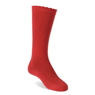 Calcetín alto infantil ondas JC SOCKS Rojo