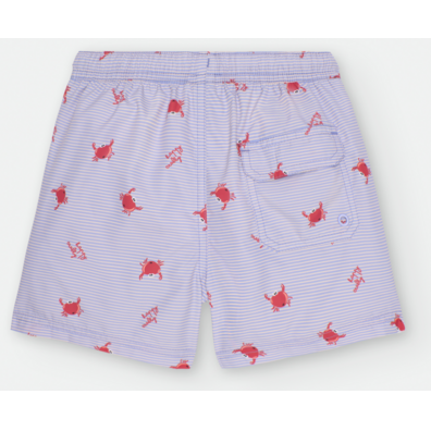 Bañador niño tela cangrejos Waterlemon Celeste