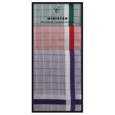 Pañuelo hombre algodón tonos oscuros canellas Surtido