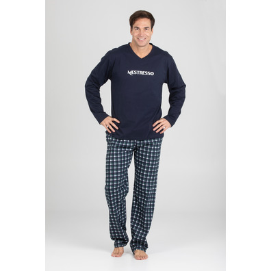 Pijama hombre pico PETTRUS Marino