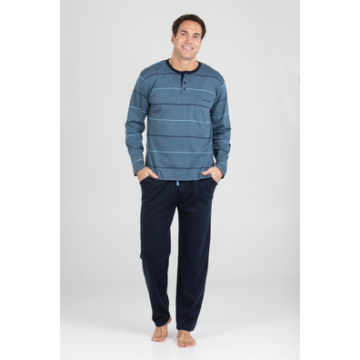 Pijama hombre invierno PETTRUS Azul