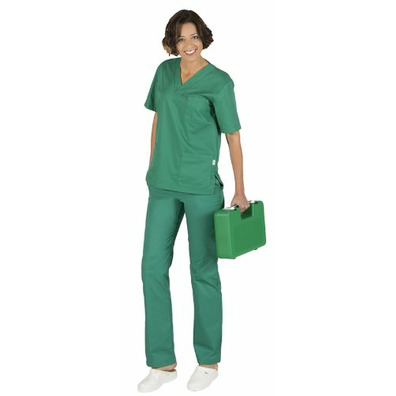 Conjunto sanitario unisex manga corta ENCA Verde