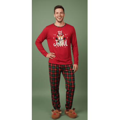Pijama unisex navidad Entredos Rojo