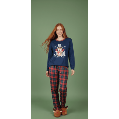 Pijama unisex navidad Entredos Rojo