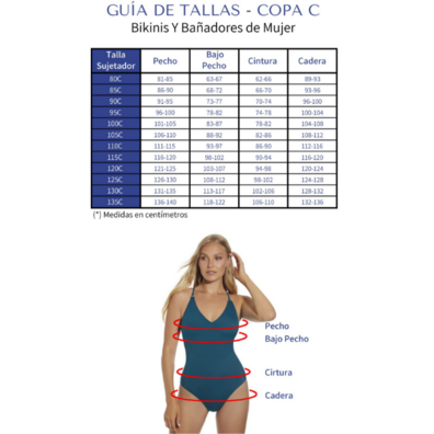 Bañador mujer con copas DOCOR Fucsia