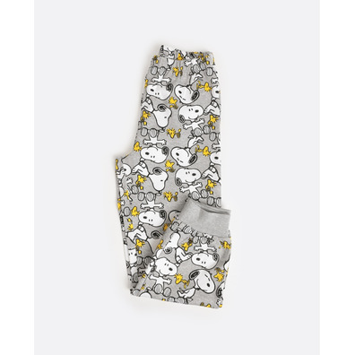 Pijama niño algodón tapeta puño Aznar Innova Gris