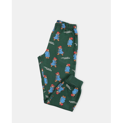 Pijama niño algodón puño PADDINGTON Aznar Innova Verde
