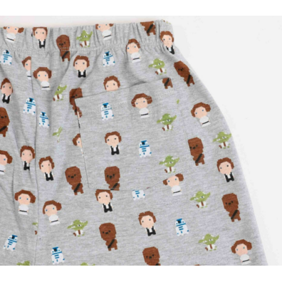 Pijama niño corto algodón star wars Aznar Innova Naranja