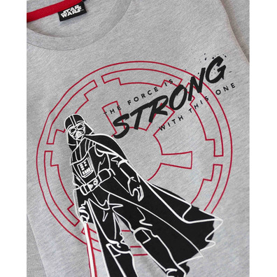 Pijama niño algodón DARTH VADER Aznar Innova Gris