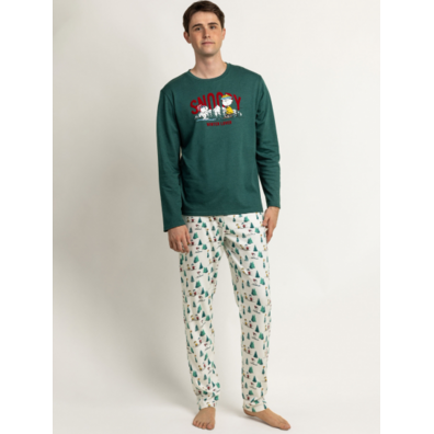 Pijama hombre snoopy AZNAR INNOVA Verde