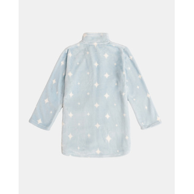 Bata niña cremallera Stitch Aznar Innova Celeste