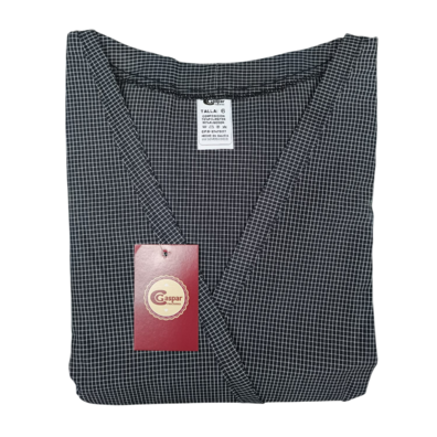 Mandilón mujer sisa botones bolsillos. Cuadros GASPAR Alivio