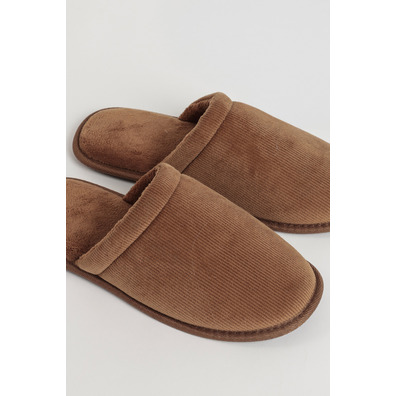 Zapatilla hombre descalza panilla Aznar Innova Camel