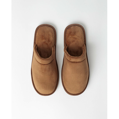 Zapatilla hombre descalza panilla Aznar Innova Camel