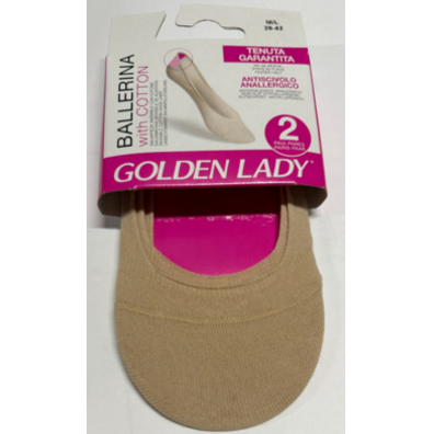 Salvapies invisibles PACK 2 pares GOLDEN LADY Beige