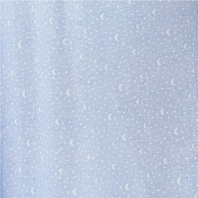 Camisón mujer manga larga estrellas LENISS Celeste