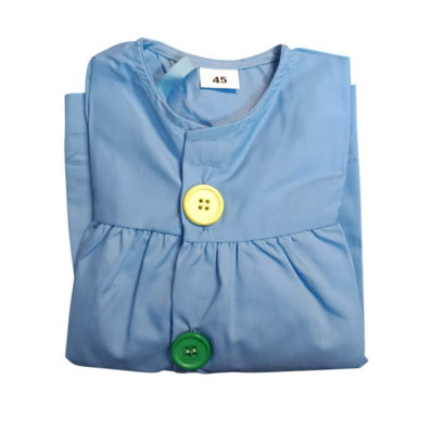 Mandilón bata escolar guardería semaforo ENCA Azul