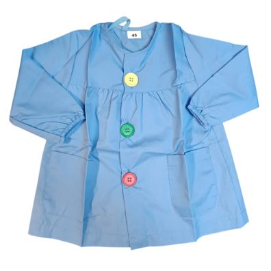 Mandilón bata escolar guardería semaforo ENCA Azul