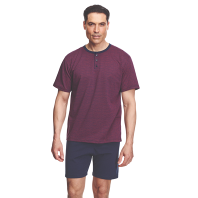 Pijama corto hombre ASMAN Marino