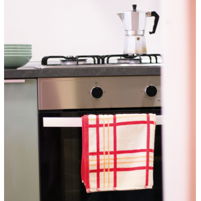 Paño cocina listas canellas Surtido