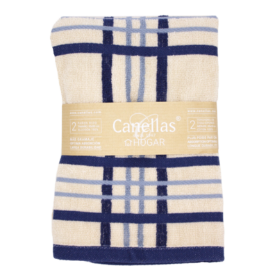 Paño cocina listas canellas Surtido