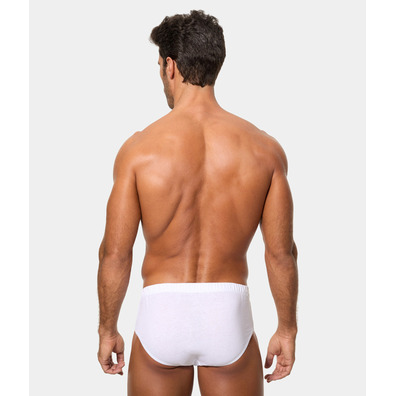 Slip liso cerrado hombre algodón ABANDERADO Blanco