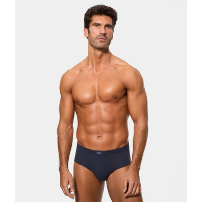 Slip liso cerrado hombre algodón ABANDERADO Marino