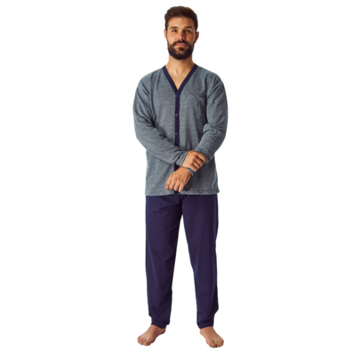 Pijama verano abierto DORMEN Azul