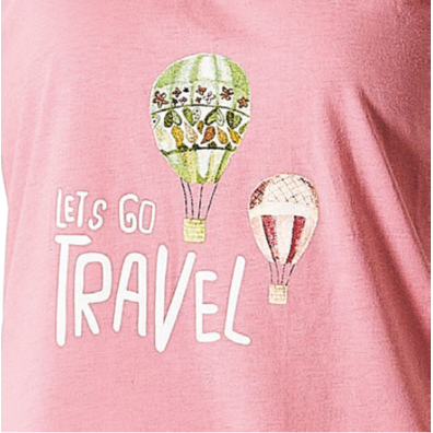 Pijama mujer corto LENISS Rosa