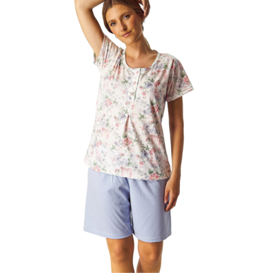 Pijama mujer corto tapeta LENISS Malva